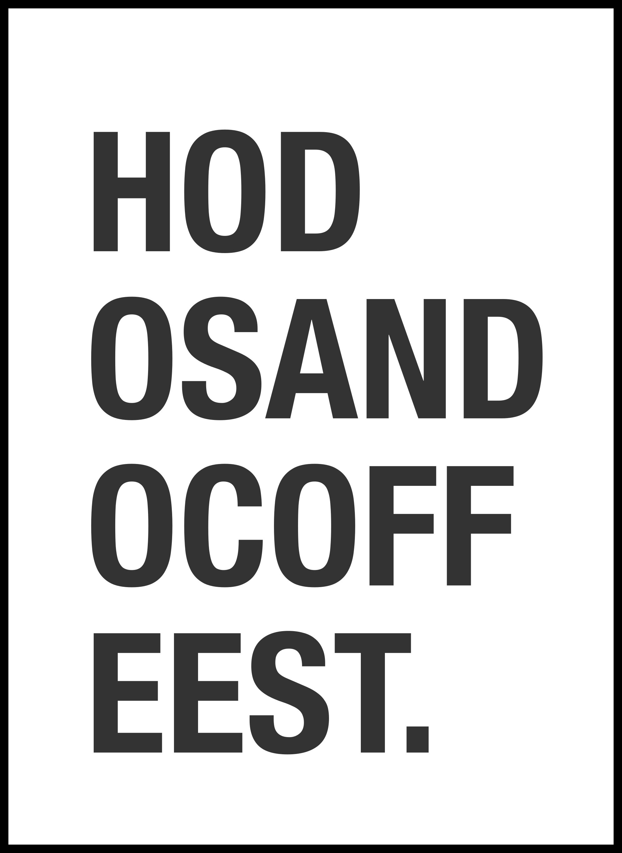 HODOSANDO COFFEEST.
