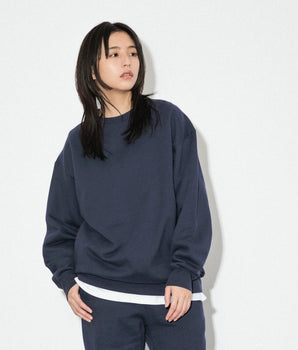 Classic Logo / Heavy Crewneck Sweatshirt Navy