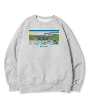 【受注販売 1/19(日)まで】WITH RIVER×NAGA / Heavy Crewneck Sweatshirt